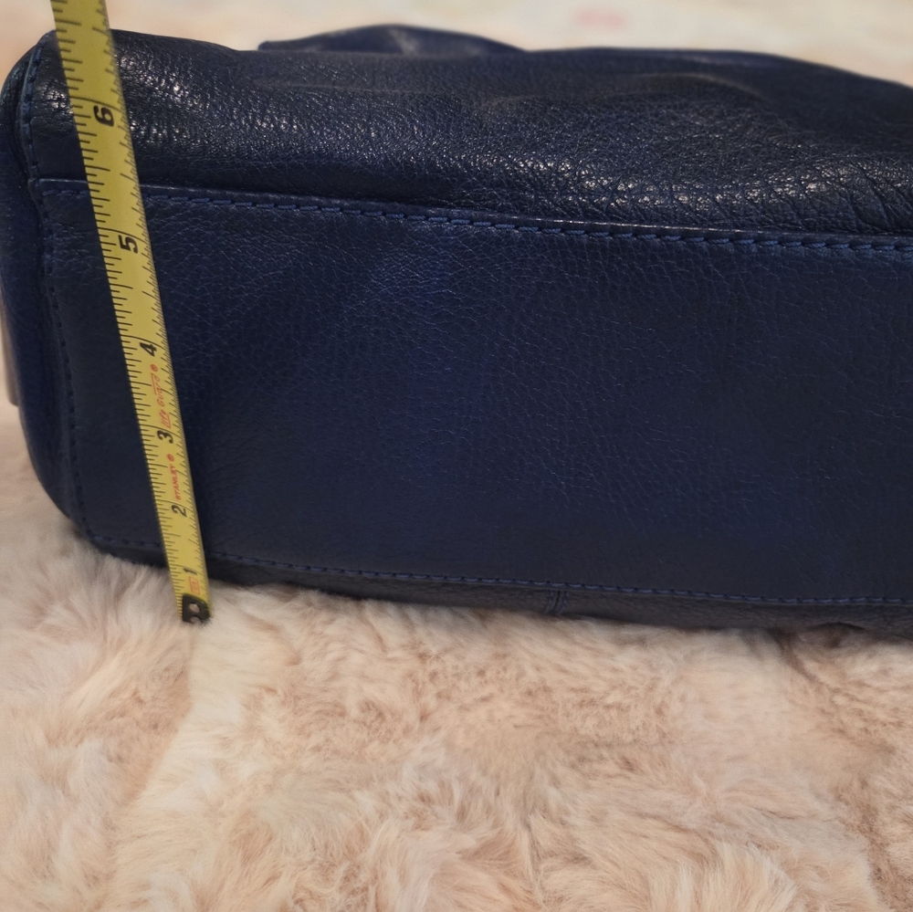 Botkier Deep Blue Leather Handbag - Picture 9 of 16